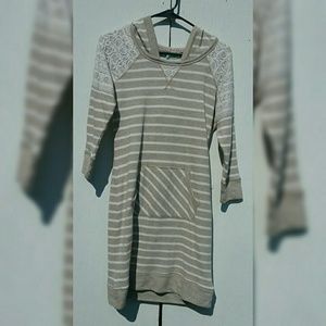 Maurice's sweater dress with hoodie